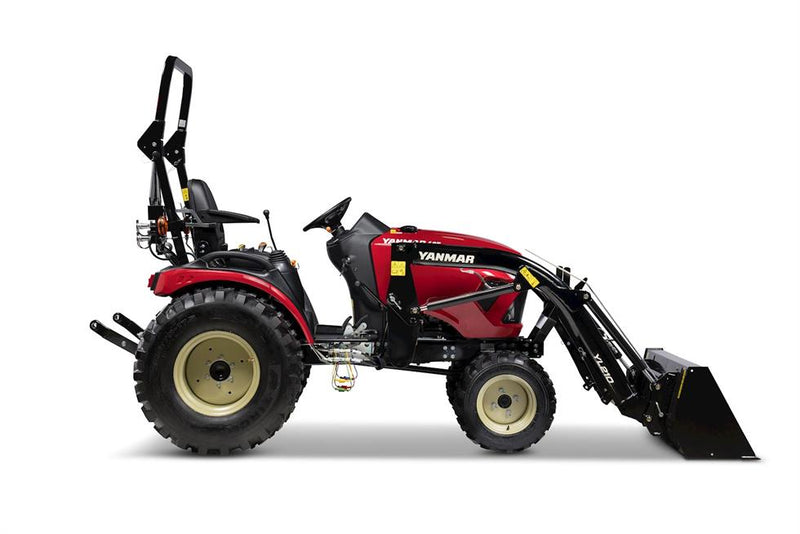 Yanmar SA425 Compact Tractor W/ Front Loader & 60" Belly Mower