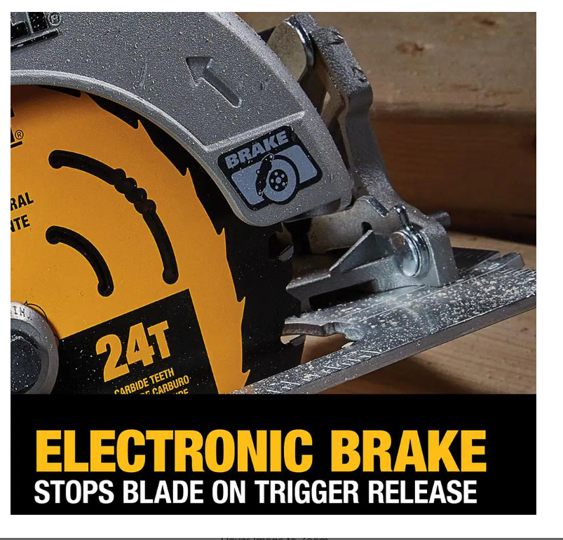 DEWALT 20 Volt MAX Cordless Brushless 7 1 4 in. Circular Saw with FLEXVOLT ADVANTAGE Tool Only